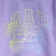 Детская футболка GAP 47496561 (3) 98 см Сиреневая (1159846507) - изображение 3