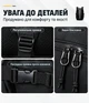 Рюкзак мотоциклетний BASIC чорний, для шолома, з подвійним відкриттям та світловідбивною смугою - зображення 5
