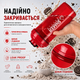 Шейкер спортивний APEX ShakerBottle, 700 мл, із сіткою для змішування, BPA Free, червоний - зображення 4