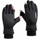 Зимові рукавички 3M Q216 L з утеплювачем Thinsulate, сенсорні для смартфона, водовідштовхувальні, протиковзкі, чорні - зображення 2
