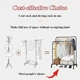 Двойная напольная вешалка Double Floor Hanger 110×54 см с полкой для обуви - изображение 9
