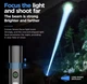 Ліхтарик Philips SFL 1151. Телескопічний ZOOM. 5W. Акумулятор 2000mAh. 8.5 годин роботи. USB Type-C. Бокове світло - зображення 5