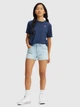 Подростковые джинсовые шорты для девочки Levi's 776689348 146-152 см Голубые (1159862318) - изображение 3