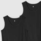 Набор подростковых маек 2 шт Uniqlo 868455526 152 см Черный (1160631322) - изображение 3
