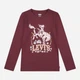 Подростковый лонгслив для девочки Levi's 9400899 146-152 см Бордовый (1159858665) - изображение 1