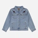 Подростковая джинсовая куртка для девочки Levi's 609638706 146-152 см Синяя (1159863545) - изображение 4