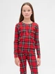 Подростковая пижамная кофта GAP 269053731 146 см Красная (1159859210) - изображение 1