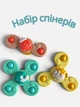 Спінери брязкальця на присосці, 3 штуки в наборі - изображение 1