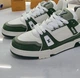 Кросівки Louis Vuitton Green Suede 43 - изображение 6