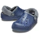 Крокси утеплені Crocs Baya Lined Fuzz Strap Navy Grey 39 (EU 39-40) - зображення 1