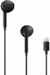Наушники вкладыши проводные Lightning EarPods для Apple iPhone 5 6 7 8 9 Х 11 12 13 14 Pro Plus Mini Max LEXEGO with Mic Lightning Headphones Black PL2J/B - изображение 1