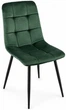 Стілець/крісло на кухню PM-003 Perfect Home Темно-зелений Польща Sic Velluto 10 Dark Green - зображення 8