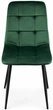 Стілець/крісло на кухню PM-003 Perfect Home Темно-зелений Польща Sic Velluto 10 Dark Green - зображення 9