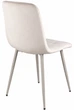 Стул/кресло на кухню PM-003 Perfect Home Беж с белыми ножками Польша Sic Velluto 2 Beige - изображение 6