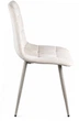 Стул/кресло на кухню PM-003 Perfect Home Беж с белыми ножками Польша Sic Velluto 2 Beige - изображение 7