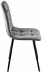 Стул/кресло на кухню PM-003 Perfect Home Серый Польша Sic Velluto 16 Grey - изображение 7