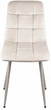 Стул/кресло на кухню PM-003 Perfect Home Беж с белыми ножками Польша Sic Velluto 2 Beige - изображение 9