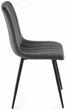 Стул/кресло на кухню PM-005 Perfect Home Графит Польша Sic Velluto 19 Graphite - изображение 7