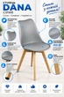 Стул/кресло на кухню DANA Perfect Home Серый Польша Grey - изображение 3