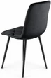 Стул/кресло на кухню PM-001 Perfect Home Черный Польша Sic Velluto 20 Black - изображение 4