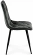 Стул/кресло на кухню PM-001 Perfect Home Графит Польша Sic Velluto 19 Graphite - изображение 7