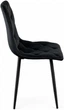 Стул/кресло на кухню PM-001 Perfect Home Черный Польша Sic Velluto 20 Black - изображение 7