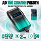 Профессиональный аккумуляторный шейвер электробритва VGR V-308 для мужчин, сеточная бритва с 3 скоростями до 9000 об/мин, LCD-дисплеем, 150 мин работы, зеленый - изображение 4