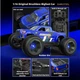 Радиоуправляемая машина UDIRC UD1610PRO 1/16 Монстр-трак 4WD до 60 км/ч RTR с аккумулятором Blue - изображение 3