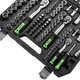 Набор инструментов, 1/2", 1/4", 3/8", 72T, CR-V, 150 предметов, WINSO PRO - изображение 6