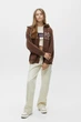 Толстовка Pull & Bear коричневий з принтом VFFHB281 S - изображение 2