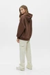 Толстовка Pull & Bear коричневий з принтом VFFHB281 S - изображение 3