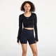 Спортивний топ жіночий Nike Dri-Fit Cropped Long-Sleeve Top S Чорний HV9992-010 - зображення 1