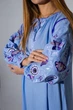 Вишита сукня «Квітуча сила» Блакитний XS YOU&DEE - изображение 3