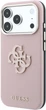 Etui na smartfon Guess Grained & Big Resin Logo do Apple iPhone 18 Pro / Apple iPhone 17 Pro Pink (3666339654948) - obraz 2