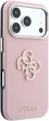 Чохол для смартфона Guess Grained & Big Resin Logo для Apple iPhone 18 Pro Max / Apple iPhone 17 Pro Max Pink (3666339654955) - зображення 4