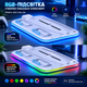 Док-станция Saitake STK-DZ501 для PlayStation 5 PS5 (версия с дисководом и Digital), охлаждение, зарядка 2 DualSense, держатель для наушников - изображение 6