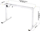 Каркас столу Mealux Powerframe Lite з електродвигуном White (BS-10 White) - зображення 6