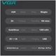 Электробритва‑шейвер мужская VGR V‑350 Silver с двойным лезвием, 2 насадки, LED‑дисплей, быстрая зарядка - изображение 2