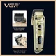 Профессиональный набор для стрижки волос и бороды 3в1 VGR V-642 аккумуляторная машинка триммер электробритва с насадками - изображение 4
