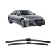 Склоочисники Aoye для Audi A6L (моделі 2012-2018)/11-17 Audi A8L без кісток, передні склоочисники, 1 пара, 26+21 дюймів - зображення 3