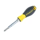Багатофункціональна викрутка STANLEY 6-в-1 STHT68012-8 Викрутка подвійного призначення з хрестовим та плоским головками для домашнього ремонту - зображення 5