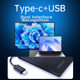 Внешний DVD-привод Lenovo 8X DVD-записывающее устройство с разъемом Type-C и USB 2.0, портативный DVD-привод. - изображение 10