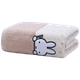 Рушник для душу KING SHORE Miffy Series, клас A, абсорбуючий, з чистої бавовни, мультяшний, одинарний, коричневий, 150*80 см - зображення 4