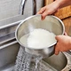Оригинальная корзина для промывания риса из утолщенной нержавеющей стали 304, чаша для промывания риса, корзина для промывания риса для домашнего использования на кухне. - изображение 5