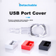 Защитный замок NVV для USB-порта, съемная заглушка для USB-порта, пылезащитная крышка, защита USB-порта, защитная заглушка, NX-FDU черный (комплект из 10 штук) - изображение 5