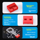 Защитный замок NVV для USB-порта, съемная заглушка для USB-порта, пылезащитная крышка, защита USB-порта, защитная заглушка, NX-FDU черный (комплект из 10 штук) - изображение 8