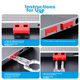 Защитный замок NVV для USB-порта, съемная заглушка для USB-порта, пылезащитная крышка, защита USB-порта, защитная заглушка, NX-FDU черный (комплект из 10 штук) - изображение 10