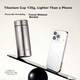 Термобутылка Fuguang из титана 218 мл Starmoon Silver - изображение 4