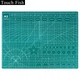 Блокнот для рисования Touch Fish, формат A2, ПВХ-коврик для стола, большая доска для вырезания из бумаги, нескользящая двусторонняя, зеленый, формат A2, 45x60 см. - изображение 4