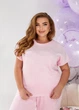 Женский домашний костюм из велсофта (05017901) Розовый однотонний 58-60 - изображение 2